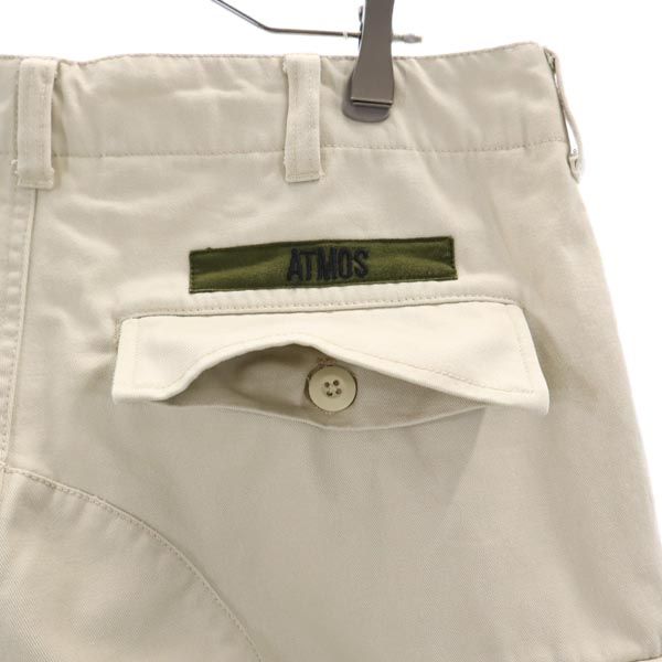 atmos Leopard Pattern Switch cargo pants M Ivory Men's Used