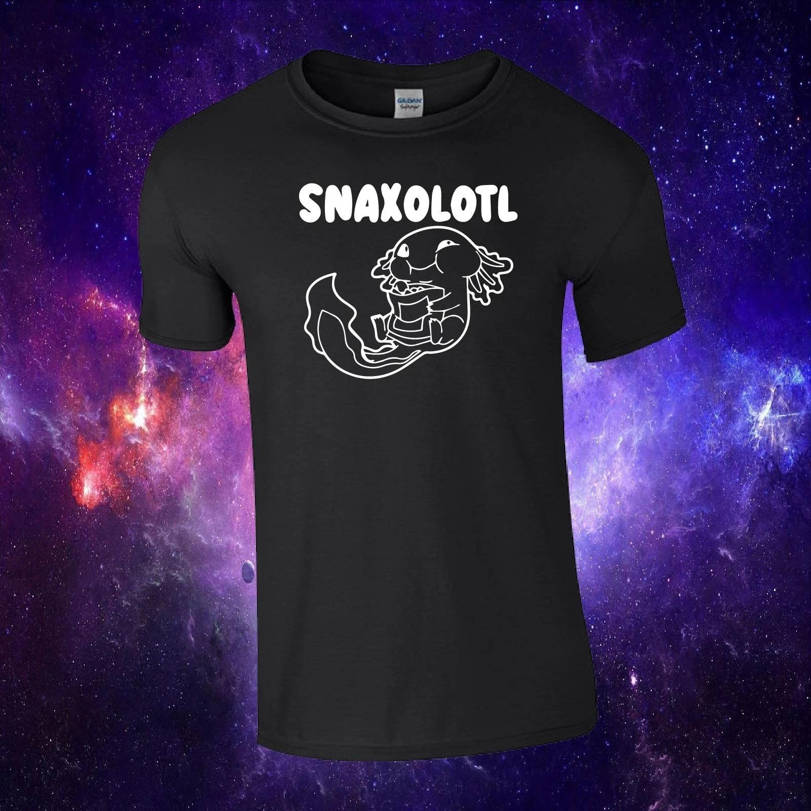 Snaxolotl Funny Cute Axolotl Animal Gift Kids/Adults Top T-shirt 3XL