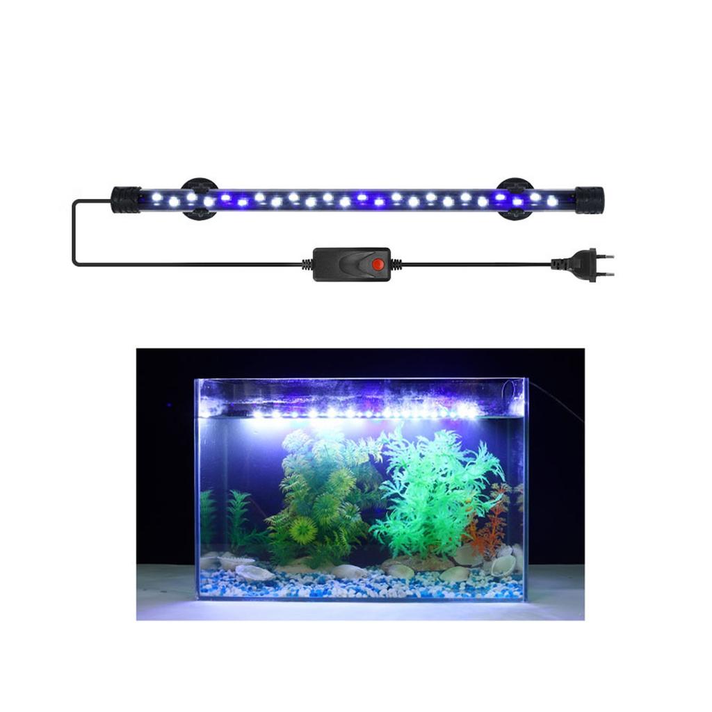 Fish Tank Led Light Fish Tank Light High Brightness Aquarium Round Living Room Diving Energy-saving Water Grass Light Colored Light