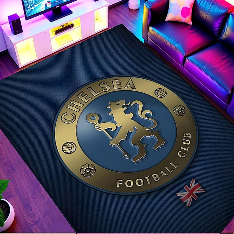 Chelsea F.C Print Rug, Washable Floor Carpet, For Entryway Dorm Laundry Room Office Study, Home Decor Birthday Christmas Gift