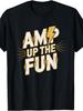 Retro Vintage, Men's T-Shirt, Amp Up The Fun Lightning Bolt Graphic, Summer Party Festival
