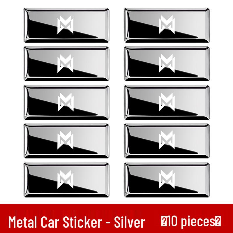 Mengshi 917/M817/M800 Car Metal Emblem Door Handle Decorative Sticker