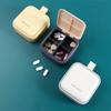 Travel Tool Four grid Organizer Pill Splitter Medicine Box Medicine Tablet Dispenser Pill Case