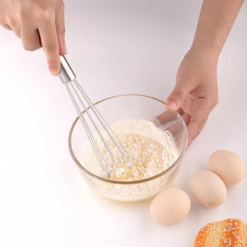 Stainless Steel Ball Whisk Rust-Proof Bead Egg Whipper Handheld Blending Tools