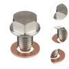M12x1.75mm Magnetic Oil Drain Plug Easily Install Replace Parts Replacement