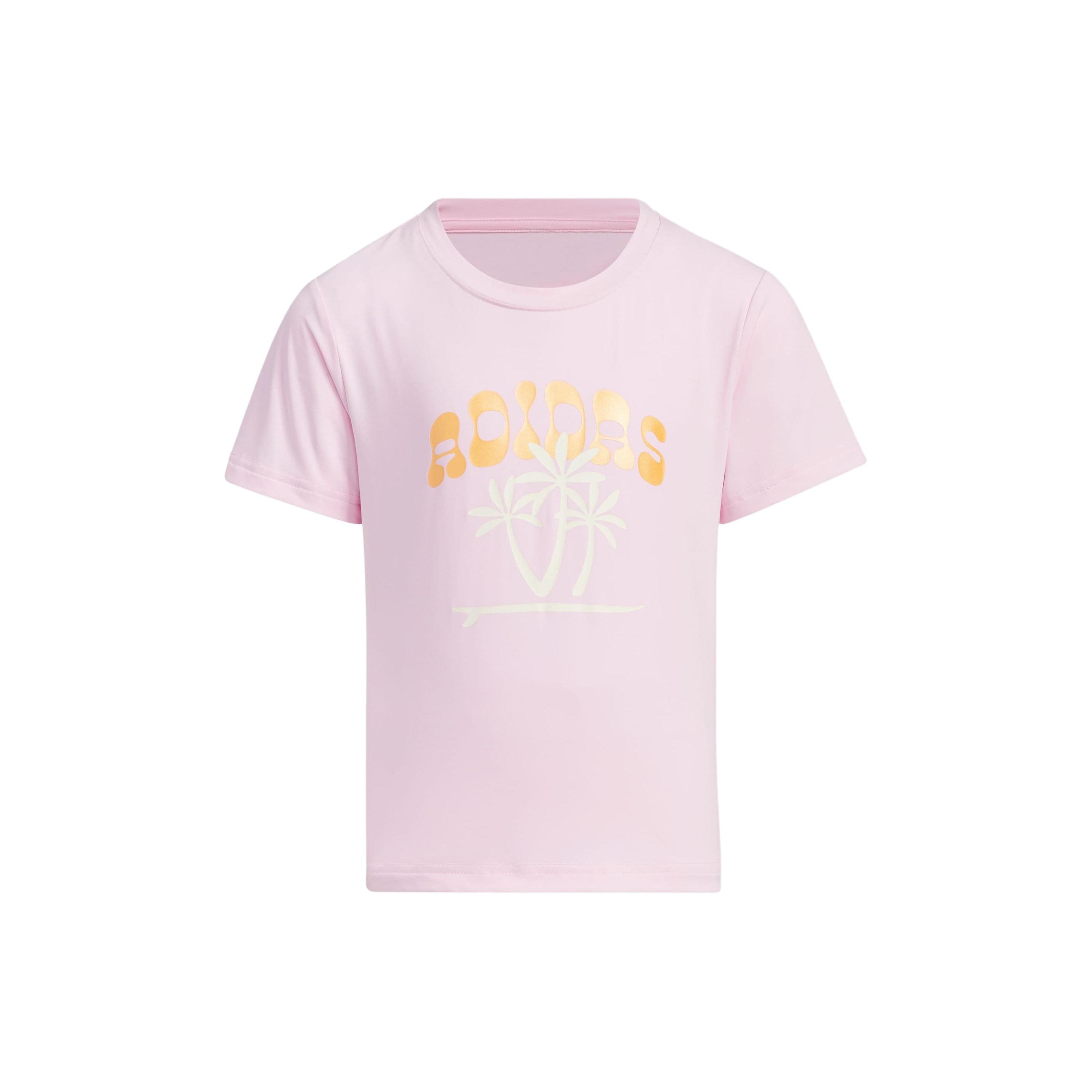 

New Adidas T Shirt Clear Pink Kids IT1812 140