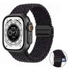 Nylon Braided Band For Apple Watch Series Ultra 3 2 1 49mm 11 10 46mm 42mm 9 8 7 45mm 41mm Magnetic Strap iWatch 6 5 SE 44/40mm Belt