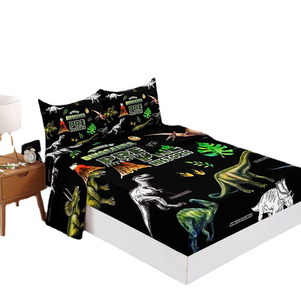 Four-Piece Mattress Set 3D Digital Printing Mattress Protective Cover Specimen Butterfly Mattress