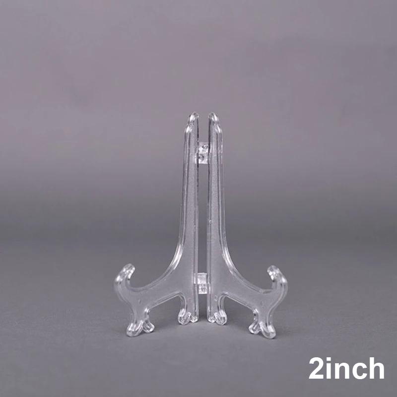 10PCS Portable Easels Plate Holders 2/3/4 Inch Picture Frame Weddings Photo Display Stand Dish Rack Home Decor Storage Rack