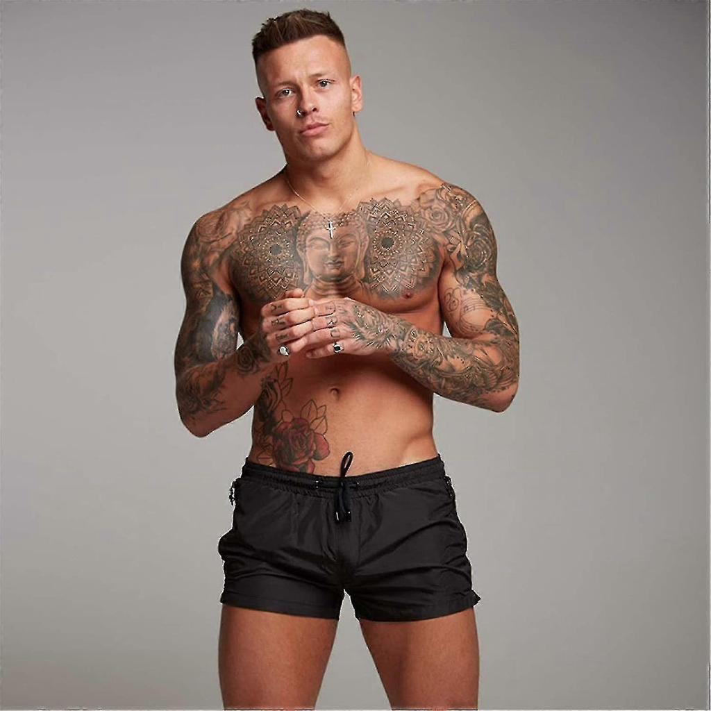 Mens Swimming Shorts, Boxer Swimming Trunks, Water Sports Shorts, Quick-drying