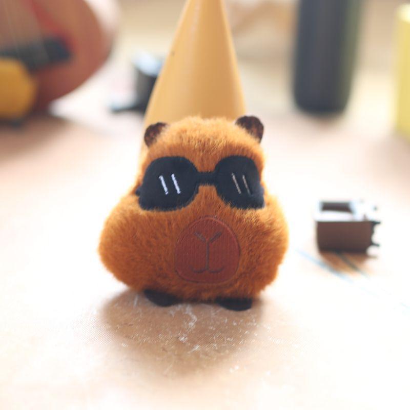 

Милая милая подвеска Капибала плюшевая игрушка кукла Капибара сумка подвесное украшение брелок кукла кукла 12cm