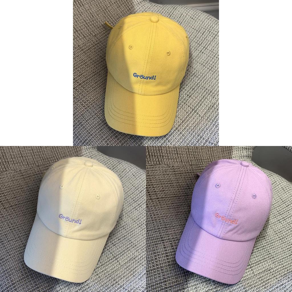 Korean Style Embroidered Letter Baseball Cap For Women Street Fashion Sun Hat