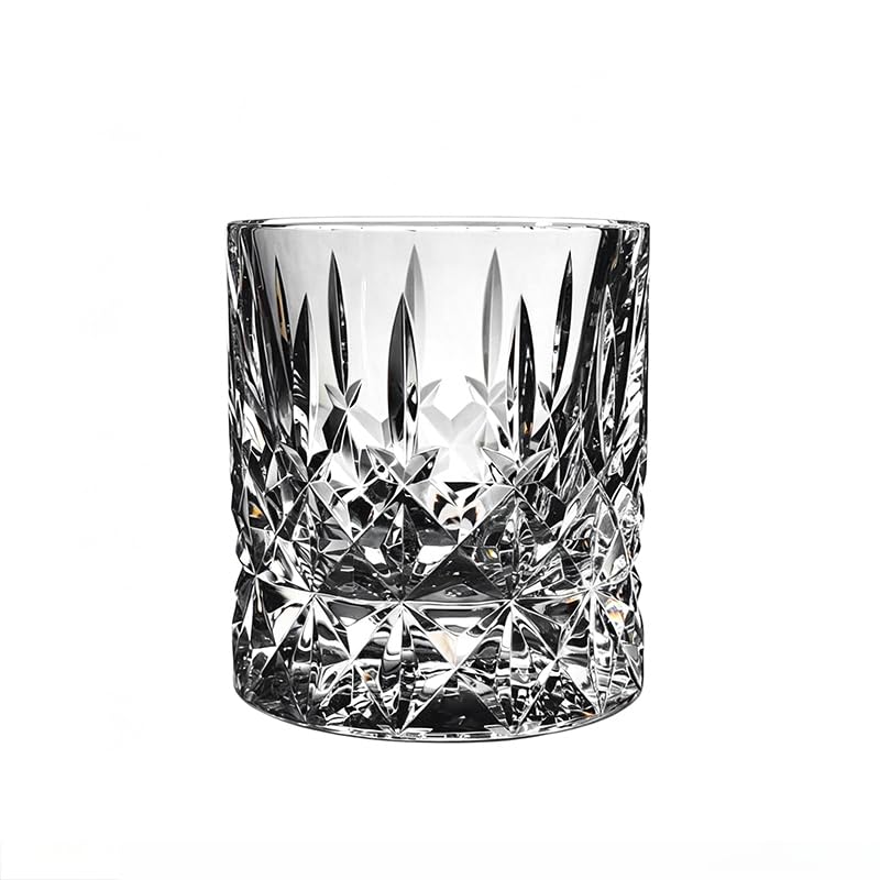 Handmade Whiskey Rocks Glass, Brandy Glass, Clear Crystal Glass, 260 ml, Gift Box