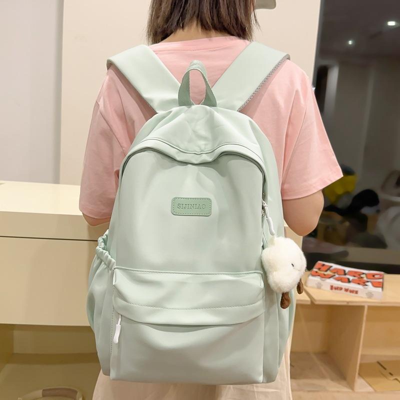 Schoolbag sweet wind girl out travel cute backpack light research spring outing small shoulders primary school students simple schoolbag