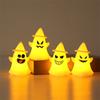 4Pcs Luminated Ghostly Figurine Desk Light Halloween Night Lamp Decoration For Table Mantels Kitchen Countertops Shelf