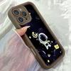 JT220 Cute Spaceman Alien for iPhone 17 16 15 Pro Max Samsung S26 S25 Ultra A17 A16 A07 A56 A15 A06 Xiaomi 15T Redmi 15c 14C Soft TPU Case