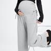 Umstandshose Frühling und Sommer Kleine Schwangerschaft Weite Beinhose Draussen Tragen Kordelzug Gerade Hose Frühling und Sommer