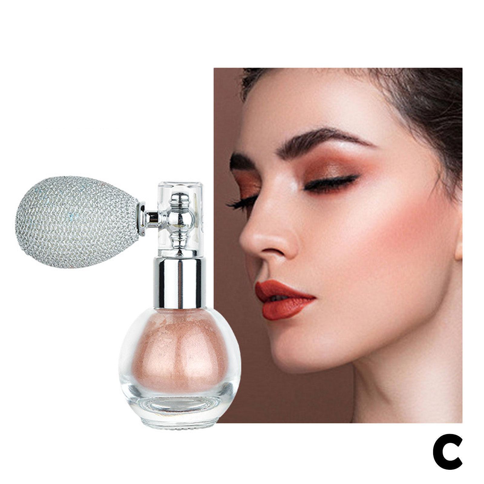 

Мерцающий спрей-хайлайтер для тела для сияющей кожи. Пудра с блестками.