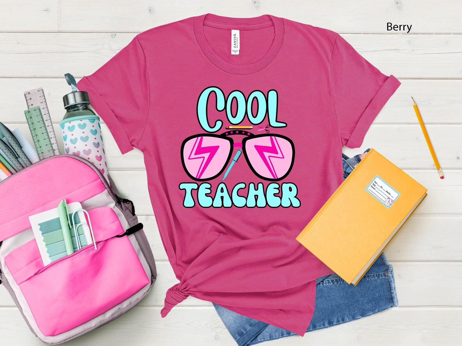 Teacher Sunglasses T-Shirt | Classroom Humor Graphic Tee 2XL