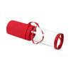 Holiday Storage Bag for Christmas Items Cylinder Shaped Zippered Carrying Case Durable Material Festive Gift Packaging Container
