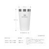 STANLEY NEW Stackable Vacuum Vacuum Insulated Stainless Keeps Coffee Hot or Outdoor Dishwasher Warranty Japanese Pint, 0.35L, Ash, Tumbler, Steel,