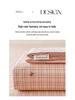 Coarse Cotton Bed Sheet: Student Dormitory Single/Double Linen 3-Piece Set