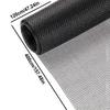 Window Screen Replacement Sliding Screen Replacement Kit 157x47 Inch Heavy-Duty Roll Sliding Door Repair Kit Pet Proof For Porch