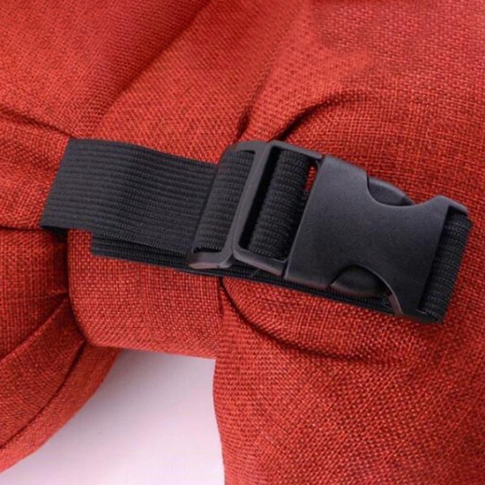 Ribbon Bow Ribbon Bow Car Neck Pillow Linen Linen Bow Car Headrest Cute   Car Seat