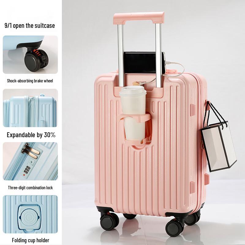 Lishin Expandable Travel Suitcase
