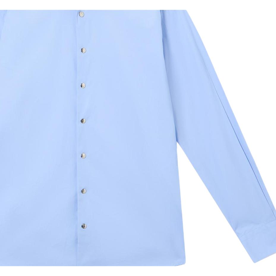Moncler Simple Casual Versatile Pointed Collar Long Sleeve Shirt Men shirts G20912F0000328144710
