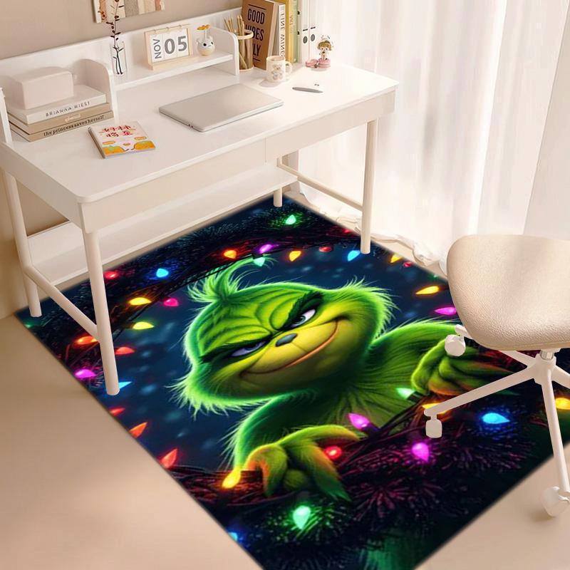 Christmas Gift Comedy Movie How the Grinch Stole Christmas carpet home living room decoration table and chairs anti slip door mat carpet A4