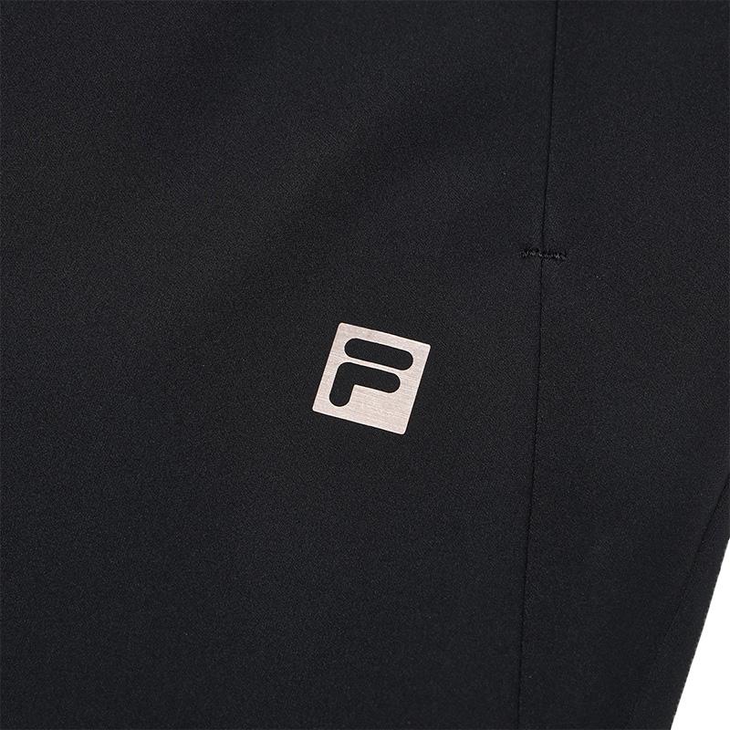 FILA Fitness Simple Comfortable Versatile Woven Straight Leg Casual Pants Women bottoms Deep-Black A11W511801FBK