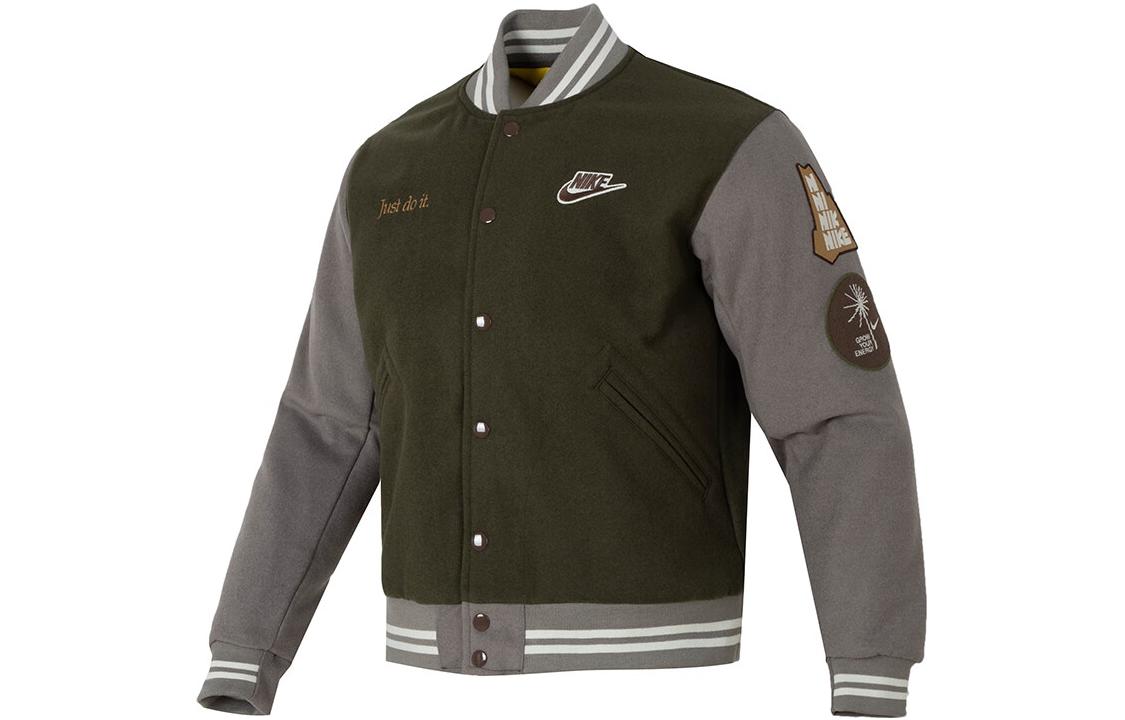 Nike Baseball Jacket Men s Green FV4026-325 XL