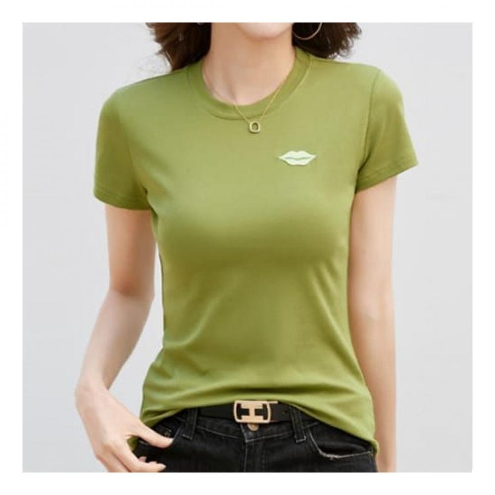 Navava Simple Solid Round Neck T shirT nT1633