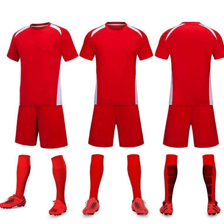 Soccer Uniform Set, Male Student Training Jersey, Adult Sports Girls' Jersey, Short Sleeve Children'S Team Uniform 6097
