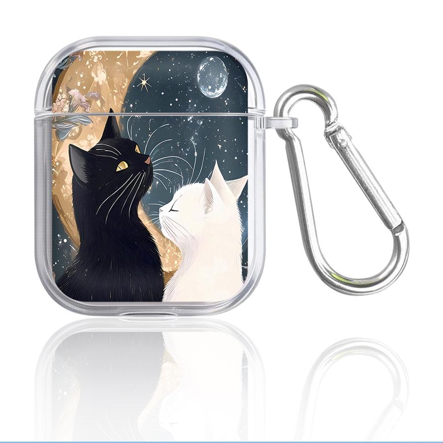 Cartoon Cat Clear Earphone Cases Cover Case For Airpods 4 Pro 2 Pro3 1 Pro2 3