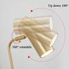 Rotatable Hotel Bedroom Wall Lamp Iron Frame Plastic Shade E27 LED Reading Light with Switch Modern Home Decoration Sconce Light