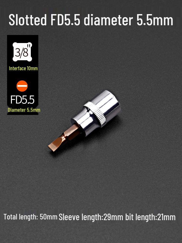 Flower Pattern Torx T30 T40 Slotted Phillips Screwdriver Bit Set with Press-Fit Heads