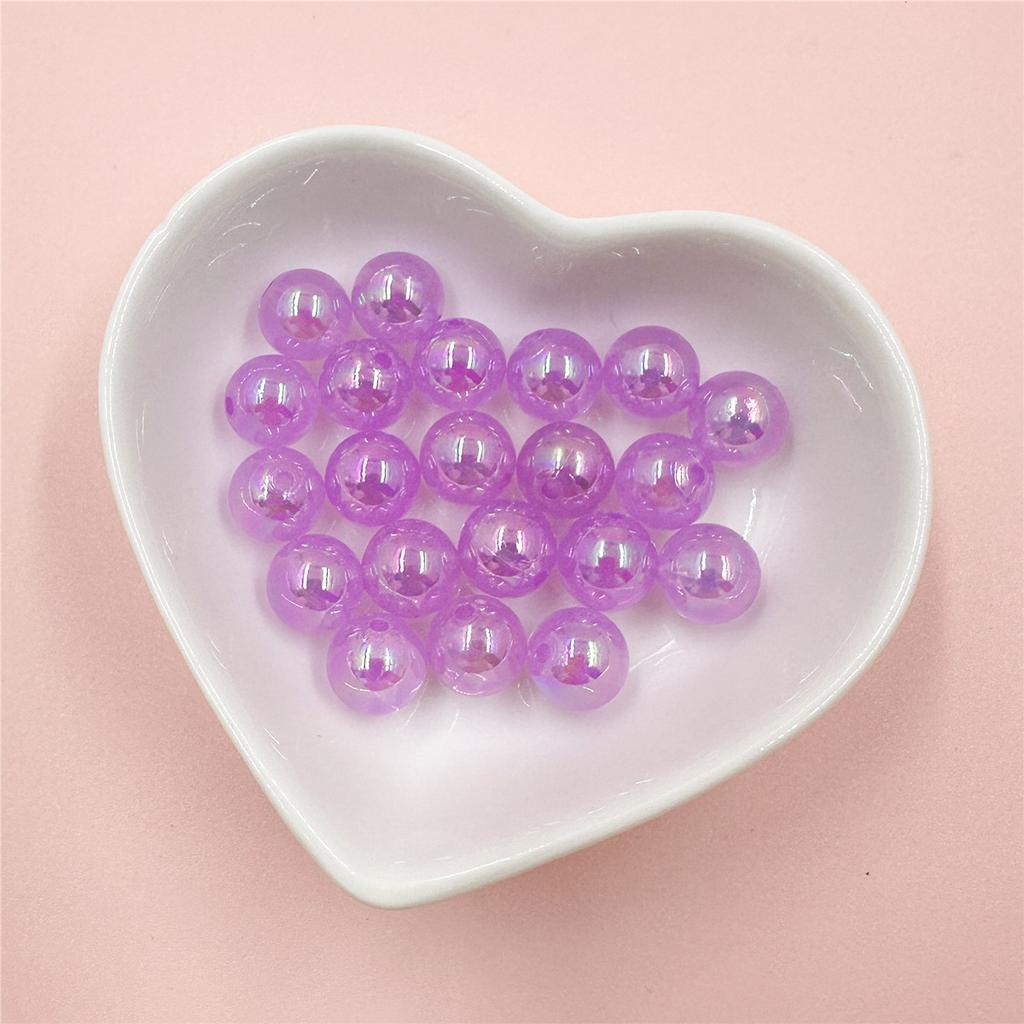 Domácí party potřeby Výroba šperků 8 10mm přívěsek náhrdelník náramek AB barva DIY pro akrylové kulaté korálky 20/40 ks