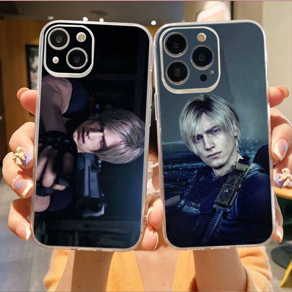 L-Leon Scott K-Kennedy Cool Phone Case For iPhone17,16,15,14,13,12,11 Plus,Pro Max Soft Transparent Cover