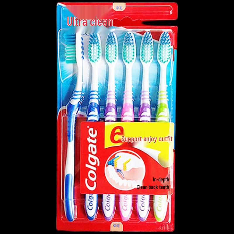 Colgate Ultra Clean Soft Bristle Toothbrushes, 6-Pack