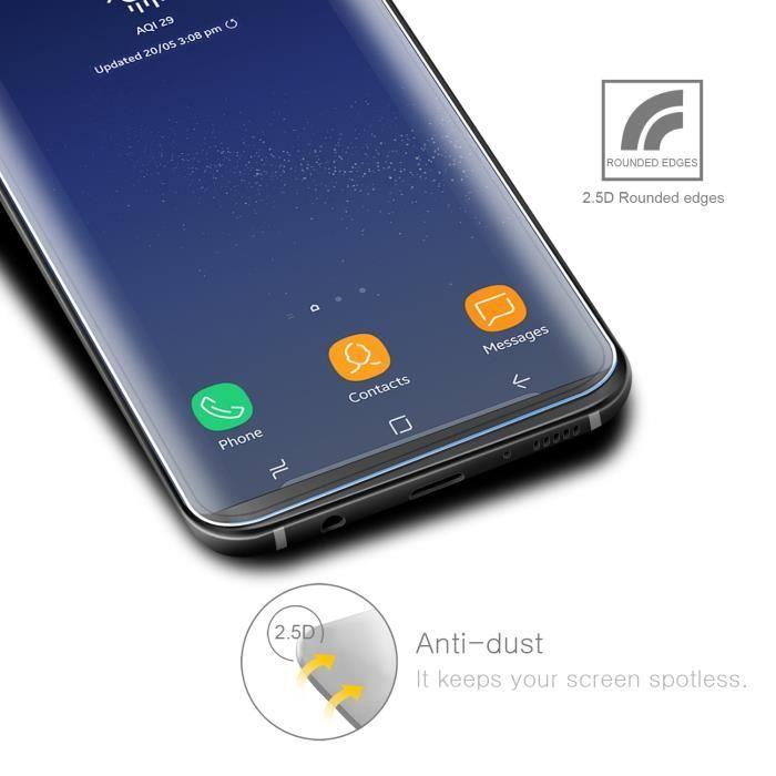 Ecran Protecteur - Prime Tempérée - Galaxy S8 - Anti-rayure - Ultra-Mince - 0.26mm