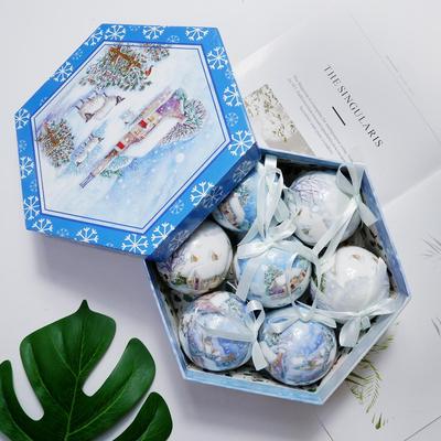 Weihnachtsparty-Hängekugel für Zuhause, Party, Ornament, Weihnachtsgeschenk, Weihnachtsbaumdekoration, Kugel, Kugeln, Ornament, Weihnachtsbaumspielzeug, 7 Stück im Set