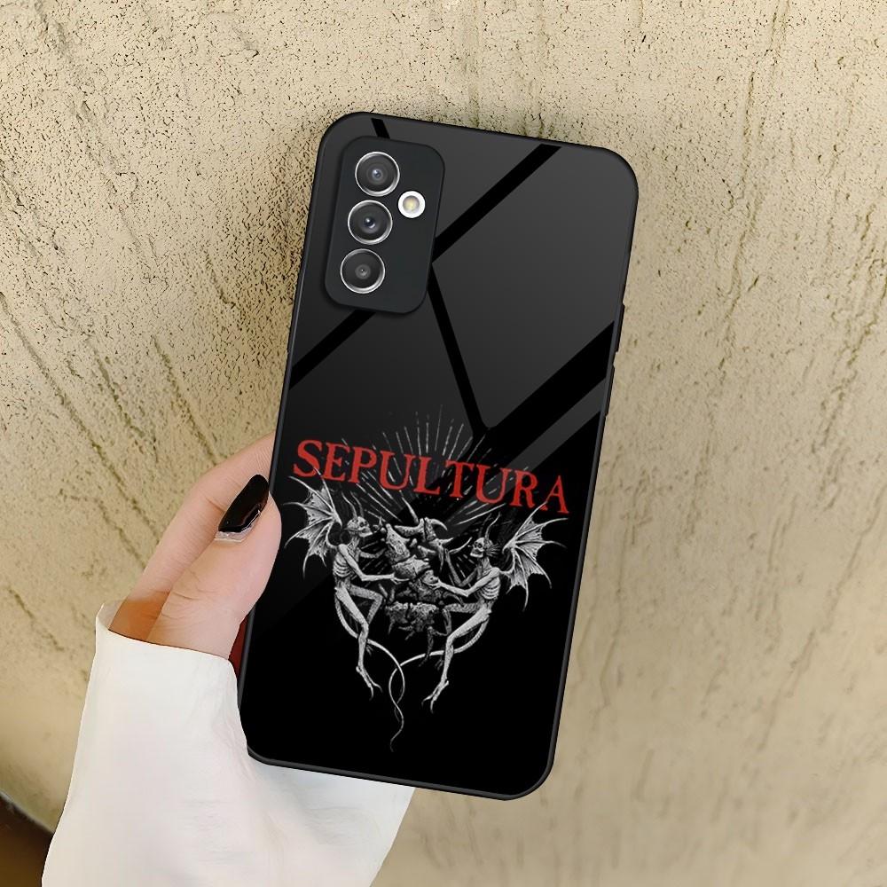 Heavy Metal Band Sepultura Phone Case for Samsung Galaxy S24 S23 S22 S21 S20 A24 A34 A54 A53 Note20 M54 Fe Ultra Plus Glass
