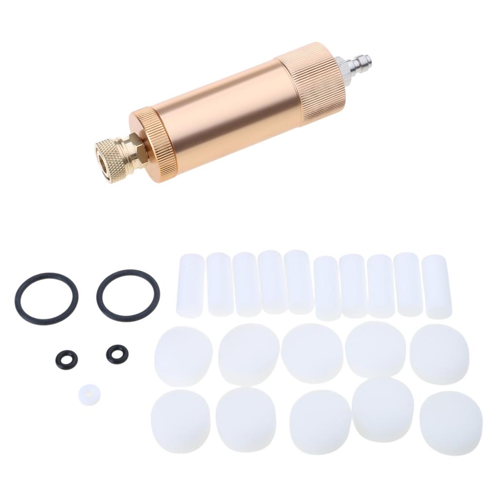 Effektiv luftkompressorfilter Lett luftfilter Vann- og oljeutskiller Aluminium Ren og tørr luft for utstyr