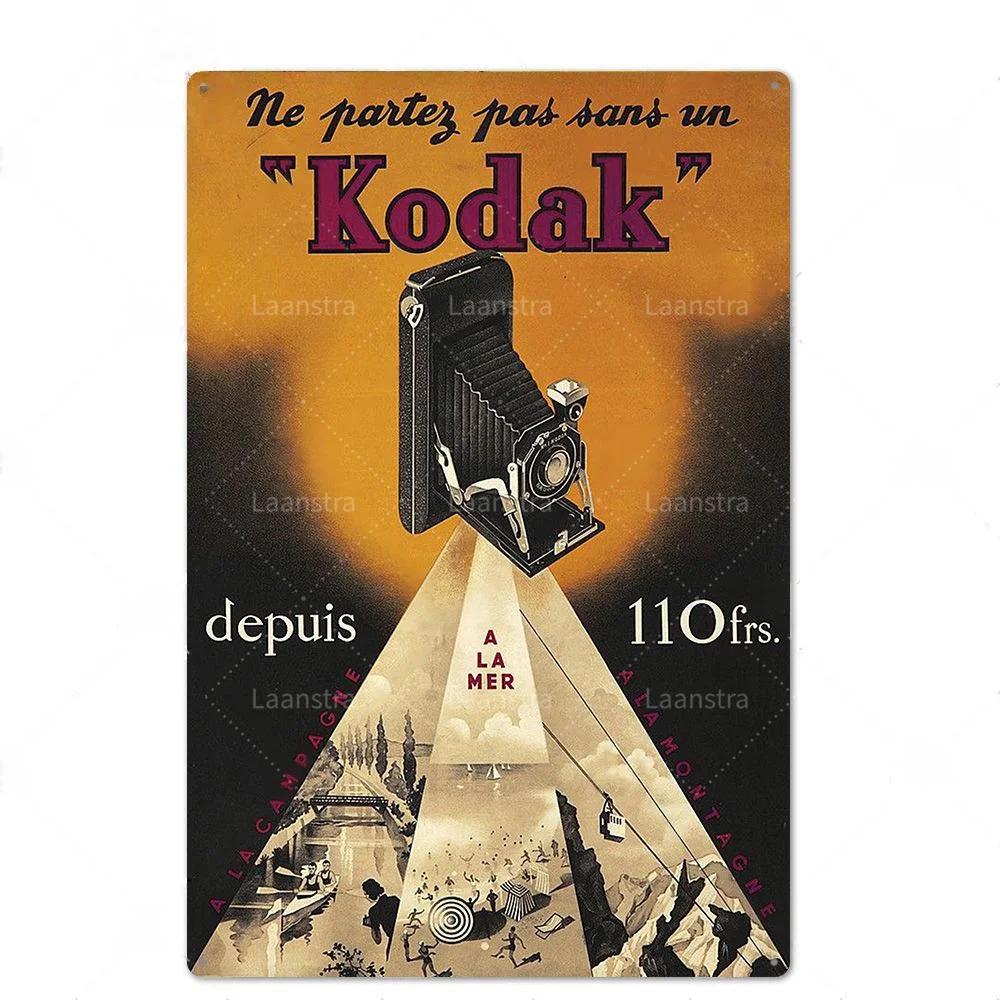

Metal Poster Kodak Film Camera All Together Now Retro Tin Signs Wall Decor Club Bar Tin Painting Art Decoration Poster 30x40cm(11.8x15.7inch)