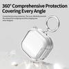 Transparent Candy Security Lock Cover for Samsung Galaxy Buds 4 4 Pro Shockproof Earphone Protective Case with Hidden Bracket