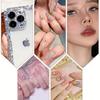 12 Grids  Clear Rhinestones Flatback Shiny Crystal Ab Nail Art Gems With Tweezer And Rhinestone Picker Dotting Pen Nail Art Tools For Nails