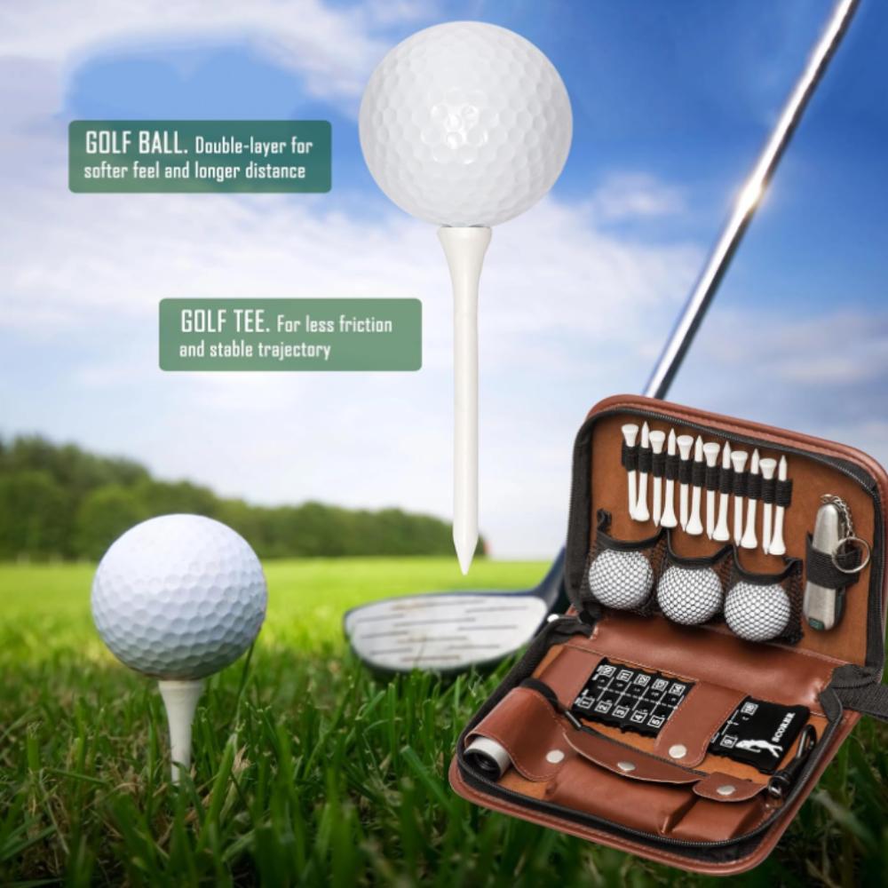 Golf Tool Kit, Outdoor Sports Golf Bag, Golf Stud, Scorecard, Multifunctional Storage Bag