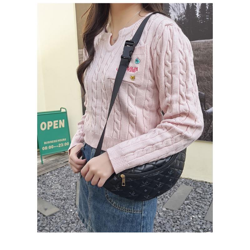 Fashion Printed Fanny Pack Women's Bag Korean Version Convenient Mobile Phone Bag Lightweight Storage Bag